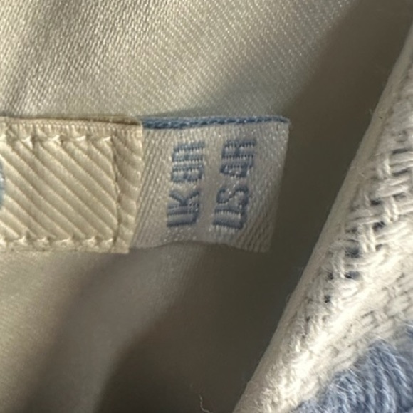 Boden Blue and White Patterned Mini Dress - Picture 10 of 10